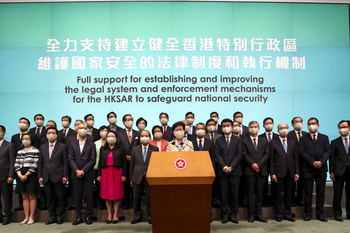 HK Chief Executive vows to co-operate with Beijing Photo: Xiaomei Chen